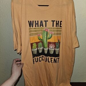 Cactus Graphic T-Shirt - Orange